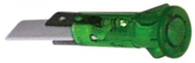 Signallampa ø 10mm 24V grön