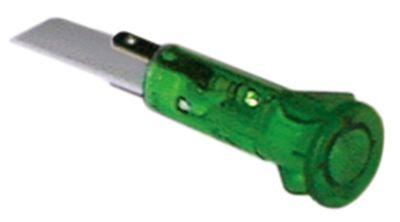 Signallampa ø 10mm 230V grön