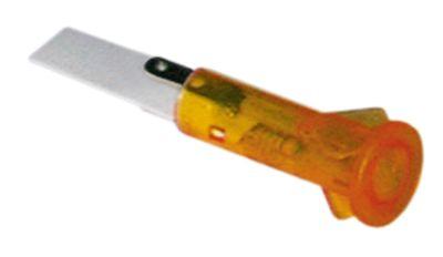 Signallampa ø 10mm 230V gul