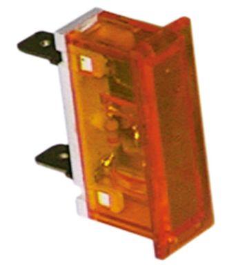 Signallampa Monteringsmått 34x10mm 400V gul