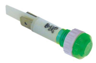 Signallampa ø 10mm 230V grön