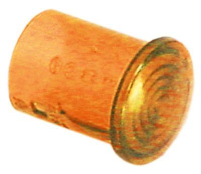 Signallampsfattning Monteringsmått ø16mm orange