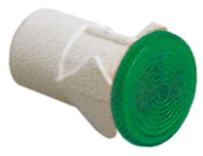 Signallampsfattning Monteringsmått ø12mm grön rund