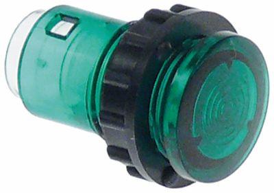 Signallampsfattning Monteringsmått ø12mm grön