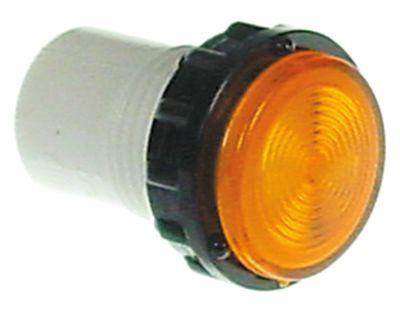 Signallampsfattning Monteringsmått ø12mm gul