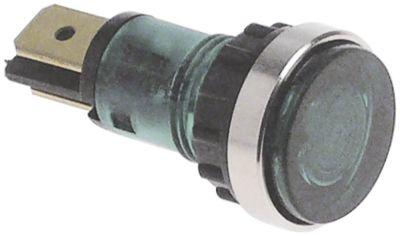 Signallampa ø 12mm 400V grön