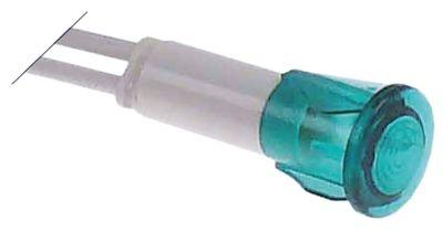 Signallampa ø 10mm 12V grön Kabellängd 200mm