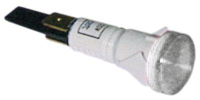 Signallampa ø 14mm 230V klar