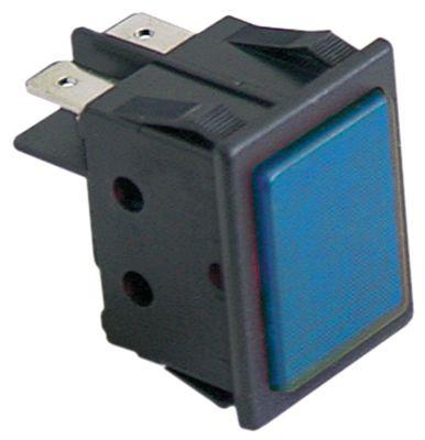 Signallampa Monteringsmått 30x22mm 230V blå