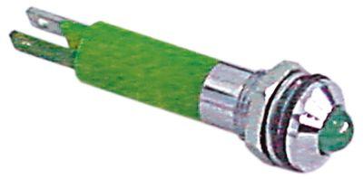 Signallampa Monterings-ø 8mm Anslutning F2,8x0,8