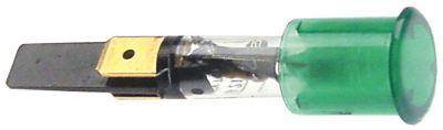 Signallampa ø 13mm 230V grön