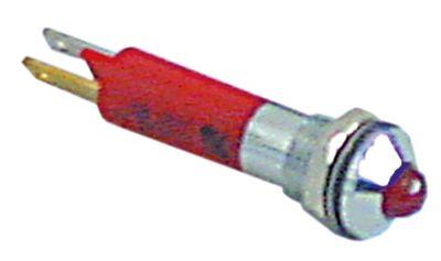 Signallampa Monterings-ø 8mm Anslutning F2,8x0,8