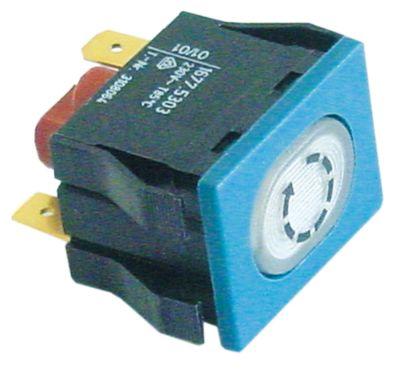 Signallampa Monteringsmått 30x22mm 230V vit