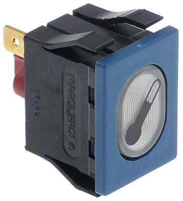 Signallampa Monteringsmått 30x22mm 230V vit