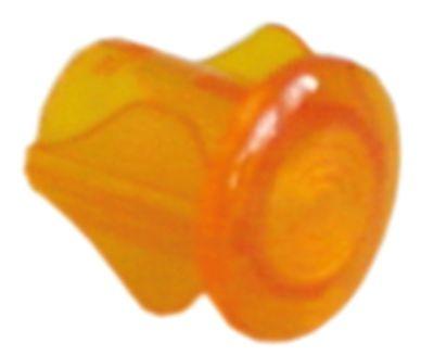 Signallampsfattning Monteringsmått ø10mm gul