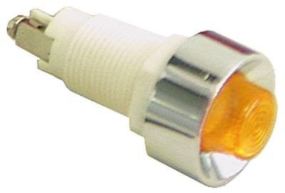 Signallampa ø 13mm 230V gul