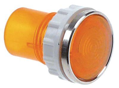 Signallampsfattning Monteringsmått ø12mm gul