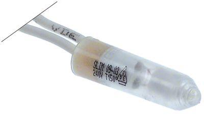 Signalelement ø 8mm 240V orange Kabellängd 290mm