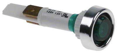 Signallampa ø 10mm 125V grön