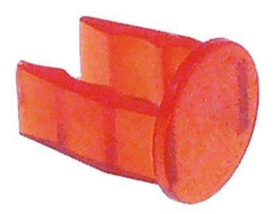 Signallampslins ø 105mm röd