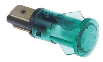 Signallampa ø 12mm 400V grön