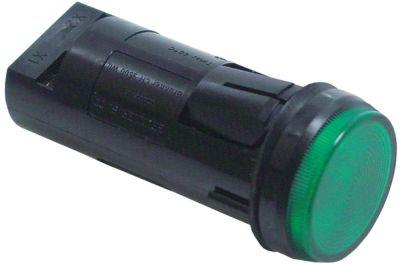 Signallampa ø 22mm 230V grön