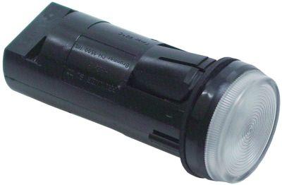 Signallampa ø 22mm 230V klar