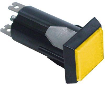 Signallampa ø 20mm 230V gul