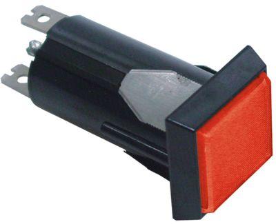 Signallampa ø 20mm 230V röd