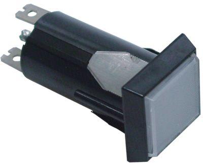 Signallampa ø 20mm 230V klar