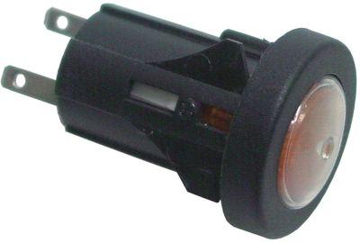 Signallampa ø 16mm 230V gul