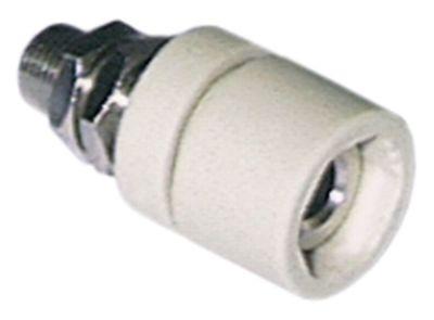 Lamphållaranslutning - Socket KSSV porslin Ø 12mm h 25mm för infraröd kvartlampa