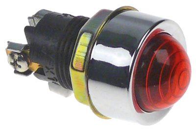 Signallampsfattning Monteringsmått 18mm röd