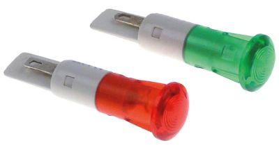 Signallampsats ø 9mm 230V röd/grön