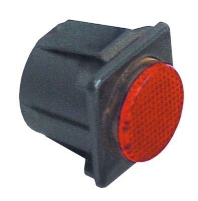 Signallampsfattning Monteringsmått 28,5x28,5mm röd