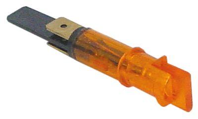 Signallampa ø 9mm 230V gul