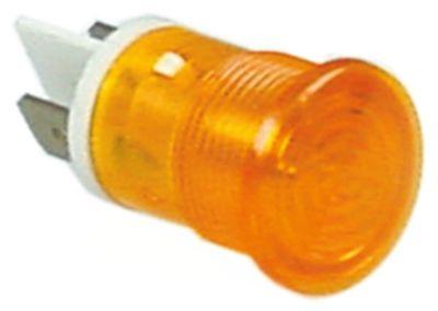 Signallampa ø 16mm 400V gul