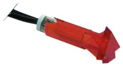 Signallampa ø 10mm 230V röd