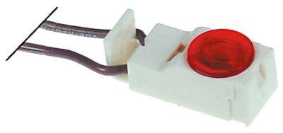 Signallampa Monteringsmått 35x16mm 230V röd