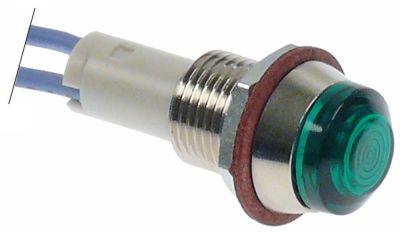 Signallampa ø 12mm 400V grön