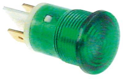 Signallampa ø 16mm 400V grön