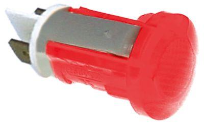 Signallampa ø 16mm 400V röd