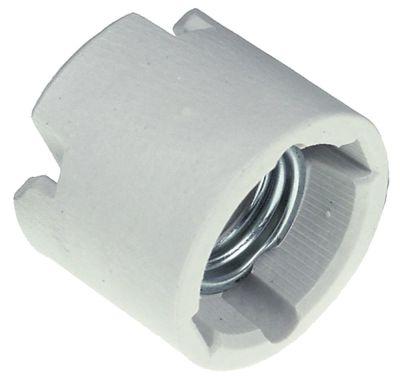 Lampinmatningsanslutning Skruvanslutning Socket E27 230V Ø 53mm H 38mm