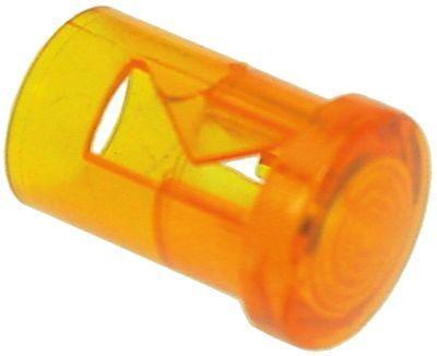 Signallampsfattning Monteringsmått ø9mm gul rund