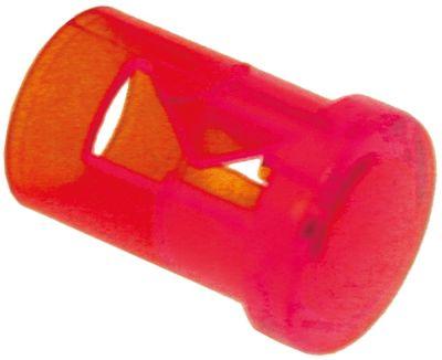 Signallampsfattning Monteringsmått ø9mm röd rund