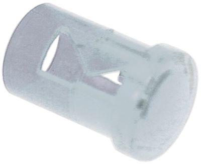 Signallampsfattning Monteringsmått ø9mm klar rund