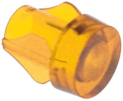 Signallampsfattning Monteringsmått ø10mm gul