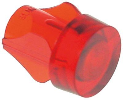 Signallampsfattning Monteringsmått ø10mm röd