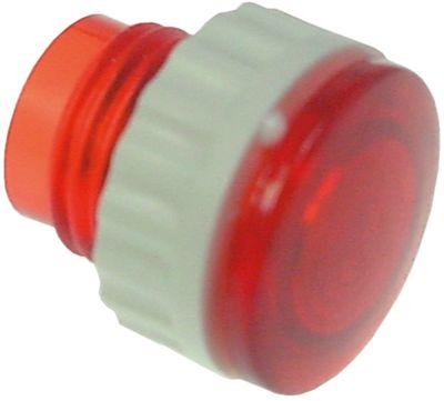 Signallampsfattning Monteringsmått ø10mm röd