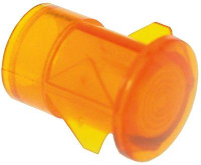 Signallampsfattning Monteringsmått ø12mm gul rund